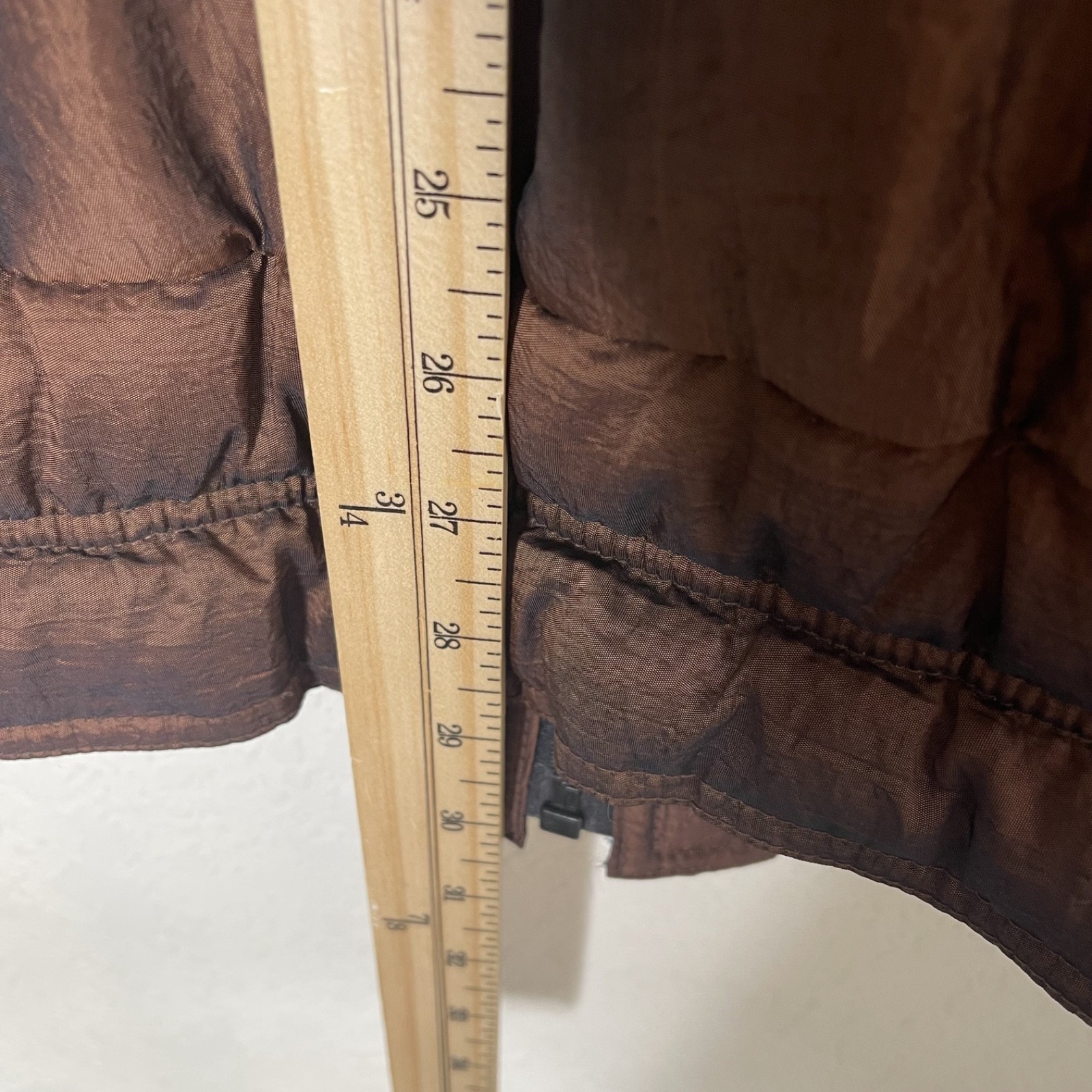 Vtg Izzi Patchwork Puffer Jacket Size M Multicolo… - image 8