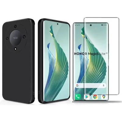 Cover For Honor Magic 5 Lite / X40 / X9A + Tempered Glass - Case