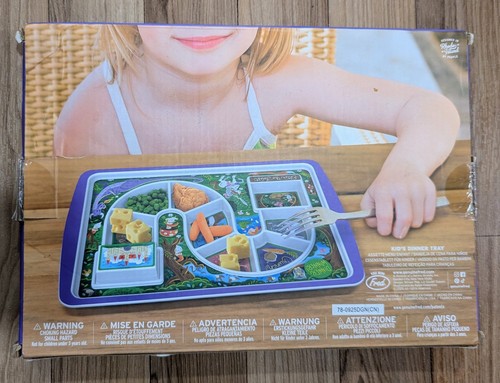Fred Dinner Winner Kids Plate Enchanted Forest Fussy Eaters BPA Free New On Box