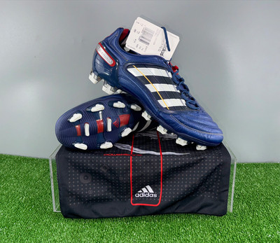 Adidas Predator X FG G14110 Elite US8 UK7,5 Blau Schuhe Stollen Herren Fußbal...