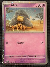 Carta Pokémon TCG Abra 063/165 Cosmos Holo Promo SV 151 NM