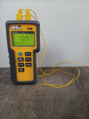 UEi DT200 Digital Thermometer Works In Good Condition 