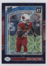 2024 Panini Donruss Optic Rated Rookie Purple Scope Prizm Max Melton #277 ww1