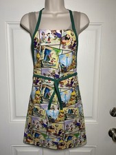 100 Custom Made Disney Pinocchio Apron Narrow Front With 2 Section Pocket
