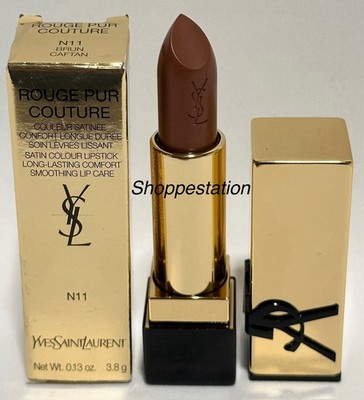 Yves Saint Laurent Rouge Pur Couture Satin Lipstick Shade N11 BRUN
