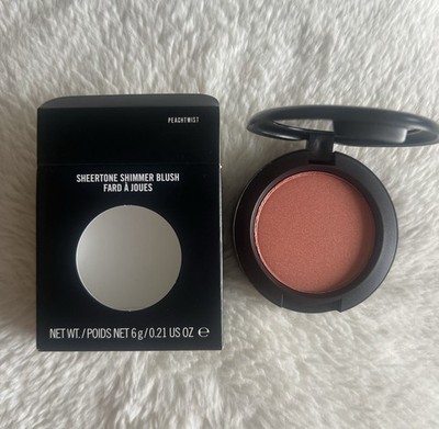 MAC Sheertone Shimmer Blush Full Size PEACHTWIST New