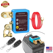 Compact Smart Battery Cut-Off Switch - 12V, 240A, Manual Control Option Included