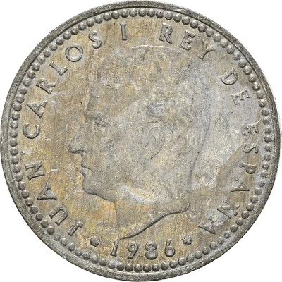 [#936296] Münze, Spanien, Peseta, 1986 - Bild 1 von 2