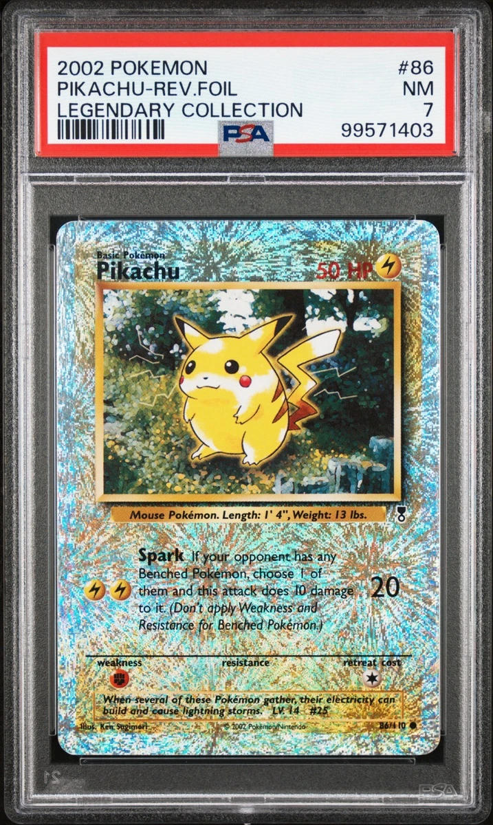 【PSA7】 ピカチュウ　希少　英語版　EVOLUTIONS リバースホロ PSA7】 ピカチュウ 希少 英語版 EVOLUTIONS リバースホロ PSA7