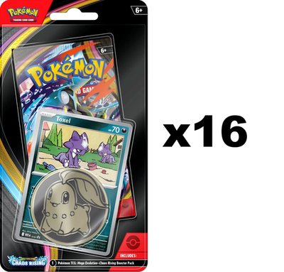 ポケモンカードゲーム For sell bunch 16 Pokemon TCG ME04 Chaos Rising Checklane Packs Factory Sealed
