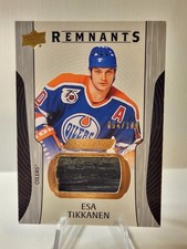 2024-25 Upper Deck Engrained Icons #R-ET Remnants /100 Esa Tikkanen