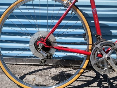 Vintage Peugeot Touring Bike, Red, Steel, 55 cm Frame, 27 in Wheel