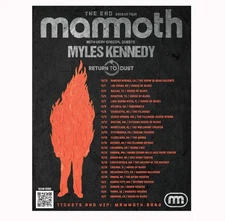 Mammoth - The End 2025 U.S. Tour  Poster
