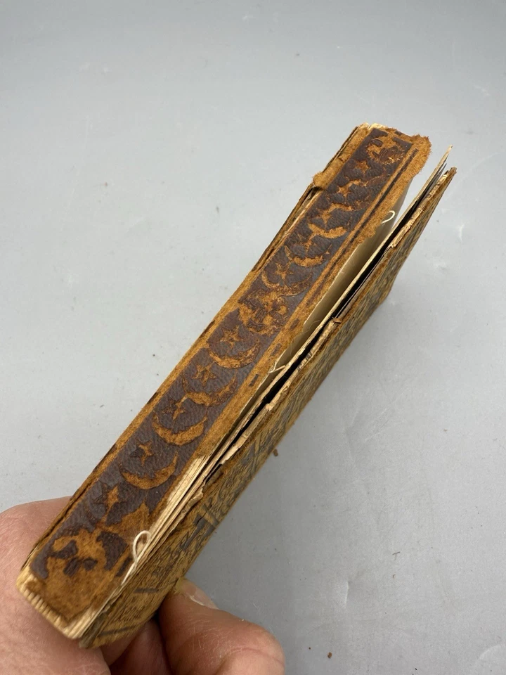 1898 Edition Benjamin Franklin POOR RICHARD’S ALMANACK Leather w/ 1733 Facsimile Foto 3 de 4