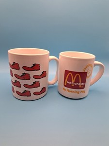 VTG McDonald's Restaurant Coffee/Tea Mug Cups Lot Of 2 Ronald McDonald