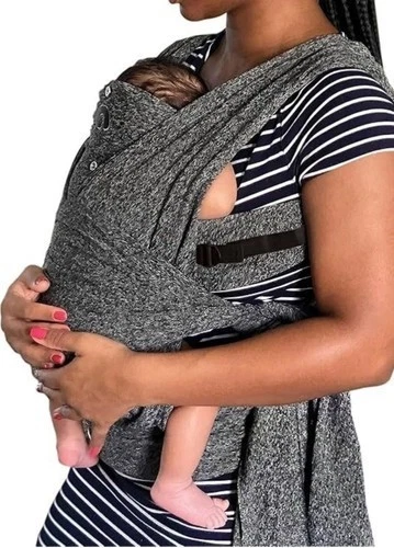 Boppy ComfyFit Baby Carrier Heathered Gray Lightweight Adjustable Wrap
