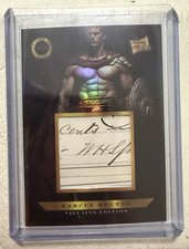Pieces of the Past Villains Edition Marcus Brutus Hand Written Relic #401