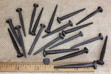 2" Rosehead 20 nails antique square wrought iron vintage rustic Decorative look