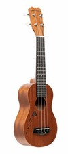 Islander Soprano Ukulele w/ Mahogany Top  Hawaiian Islands Engraving - MS-4-ISL