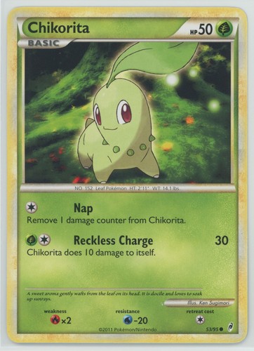 Chikorita 53/95 Call of Legends Regular NM