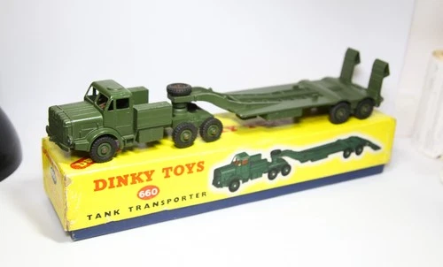 Dinky 660 Mighty Antar Tank Transporter In Original Box - Excellent Vintage
