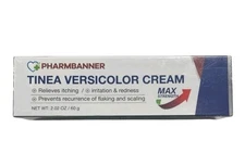 Pharmbanner Tinea Versicolor Cream - Max Strength - 2.02 oz - Exp 01/27