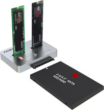 M.2 Duplicator SATA to Nvme SSD Cloner,Nvme to SATA SSD Adapter Hard Drive Reade