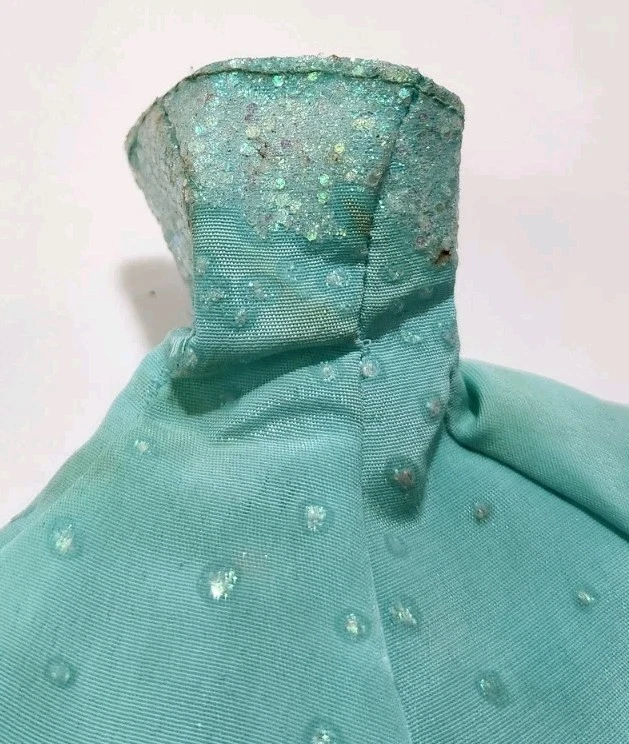 BRATZ DRESS HOLLYWOOD STYLE YASMIN LIGHT BLUE GLITTER STRAPLESS DOLL CLOTHES - Image 2 of 4