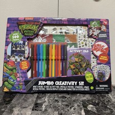Nickelodeon Teenage Mutant Ninja Turtles Mutant Mayhem Deluxe Activity Set- NEW
