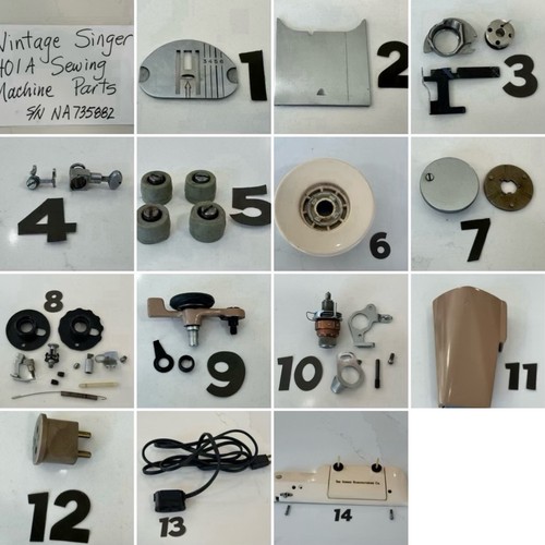 VINTAGE SINGER 401A SEWING MACHINE PARTS