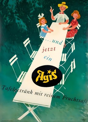Agis Juice Vintage Advertisement Poster Art Premium Photo Print 4 Sizes