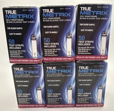 TRUE METRIX    Blood Glucose Test Strips 300 ct 6 boxes Exp 2026