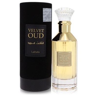 Lattafa Velvet Oud by Lattafa Eau De Parfum Spray (Unisex) 3.4 oz For Women