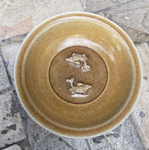 Chinese Annamese Thai porcelain | Estimated Song | Double fish Plate 22cm - Picture 3 of 11