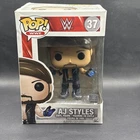 Funko Pop! Wrestling WWE: AJ Styles #37 Vaulted Brand New RARE WWE FUNKO POP