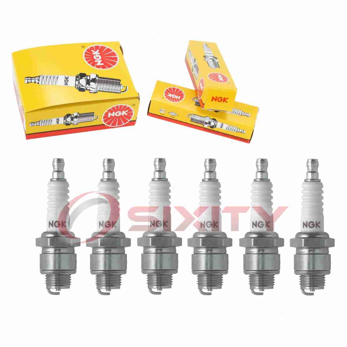 6 pc NGK 3810 B8S Standard Spark Plugs for W24S-U W24S UJ2J TC42 MC42 MC41 da