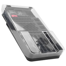 the Battery Storage Case,Organizer with Hinged Clear Cover, with Battery2501