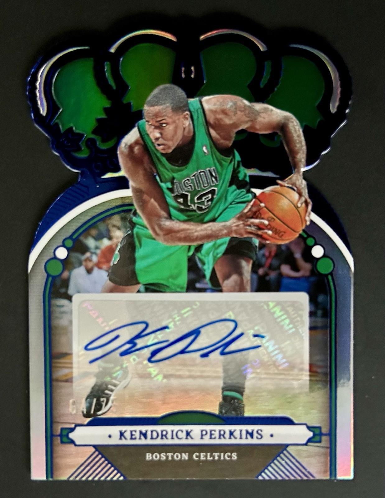 2022-23 Crown Royale Kendrick Perkins Auto Blue 64/75 CA-KPK