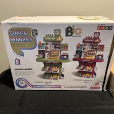 deAO Pretend Play Grocery Store Kids Supermarket Set Fun Shop Green K50-G - C52