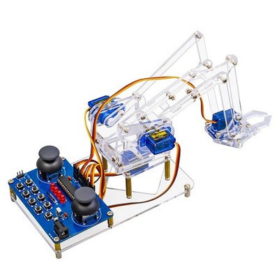 1X(Vier Freiheitsgrade  Roboter DIY  Mikrocontroller Lötset, STEM Ma4046