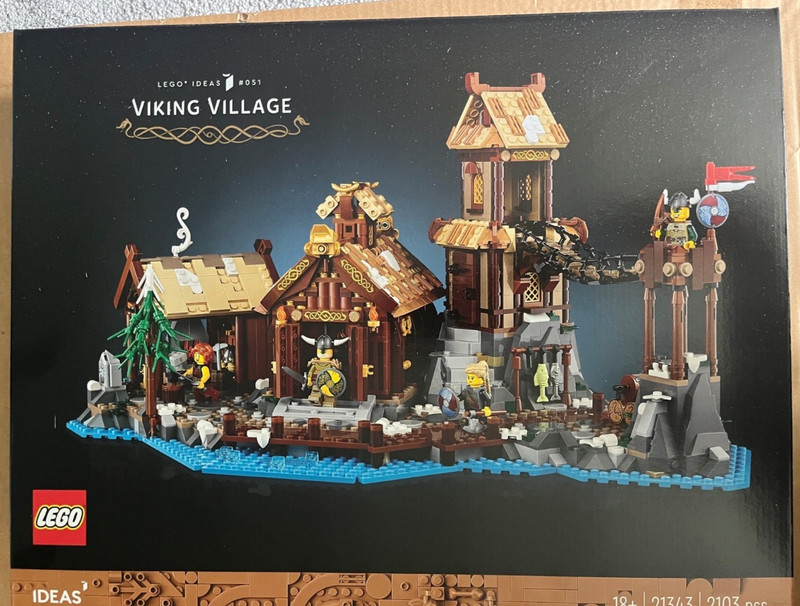 LEGO Ideas Viking Village 21343 Brand New & Sealed Retired