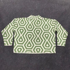 MAEVE The Carys Mock-Neck Sweater Women's Size M Khaki