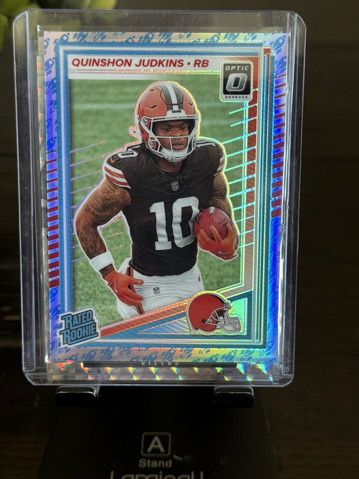 2025 Donruss Optic Rookie Quinshon Judkins Rocket Emoji # 252 Browns RC