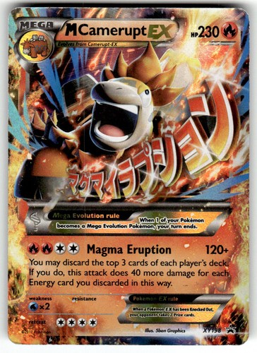 M Camerupt EX XY198 Holo Promo XY Promo Pokemon MP