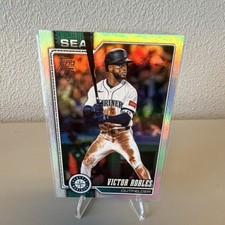 Topps 2026 Series 1 Victor Robles Mariners #572 75th Anniversary RAINBOW FOIL