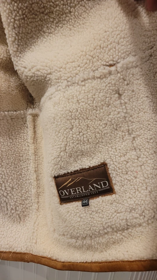 Abrigo de piel de oveja Overland para hombre talla 44 Foto 4 de 4