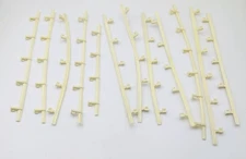 Vintage Aurora Model Motoring 14” Track Guard Rails White Lot of 12