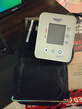 Equate Digital Upper Arm Blood Pressure Monitor w/ Cuff  Monitor, White/Black