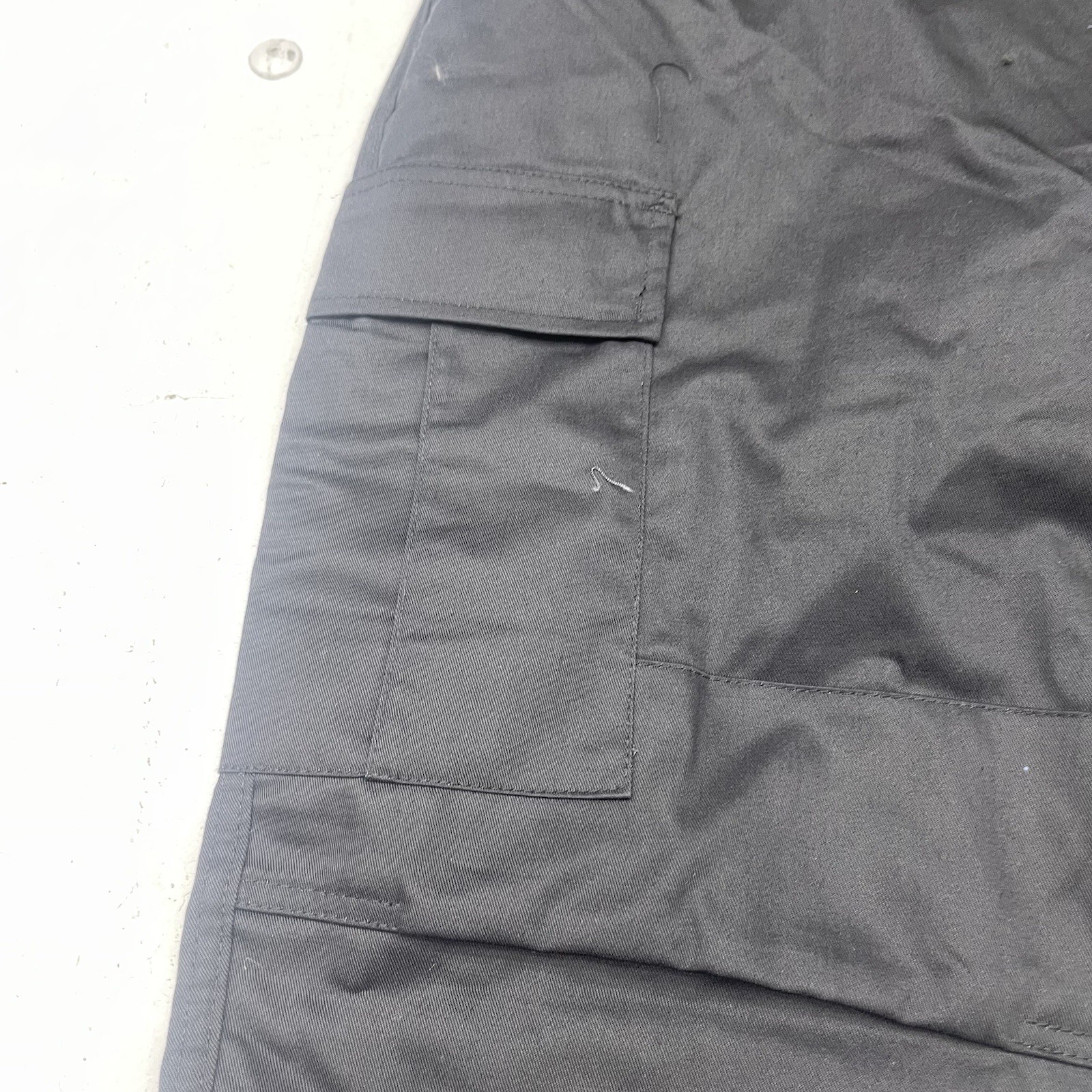 Advantex Black Drawstring Ankle Cargo Uniform Pan… - image 3