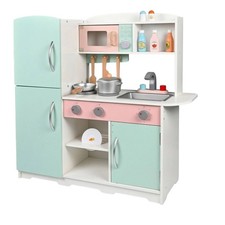 Children's Wooden Toy Kitchen with Refrigerators Realistic for Daycare